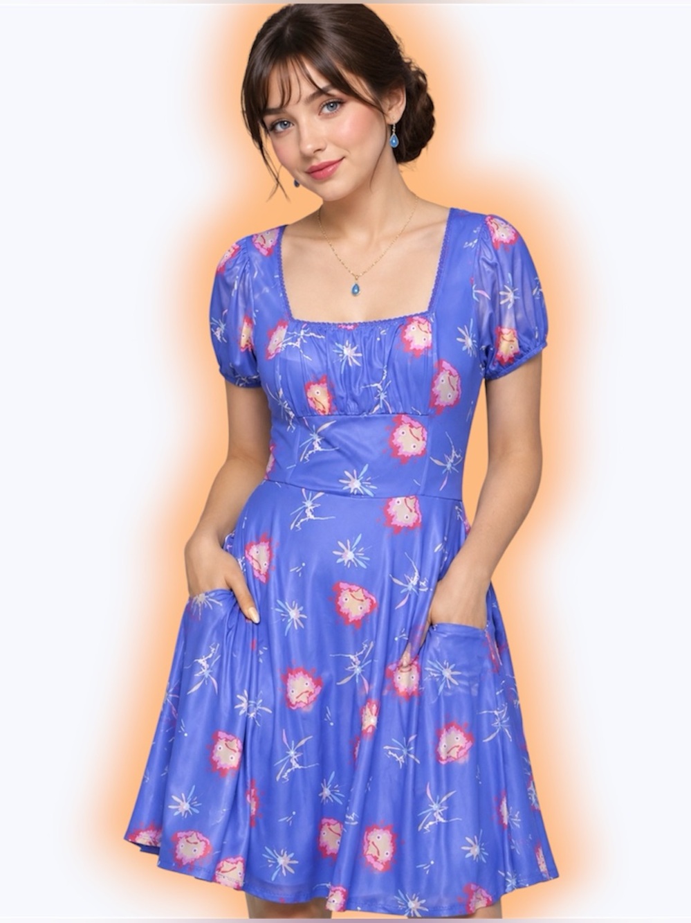 Studio Ghibli Howl's Moving Castle Calcifer Dress